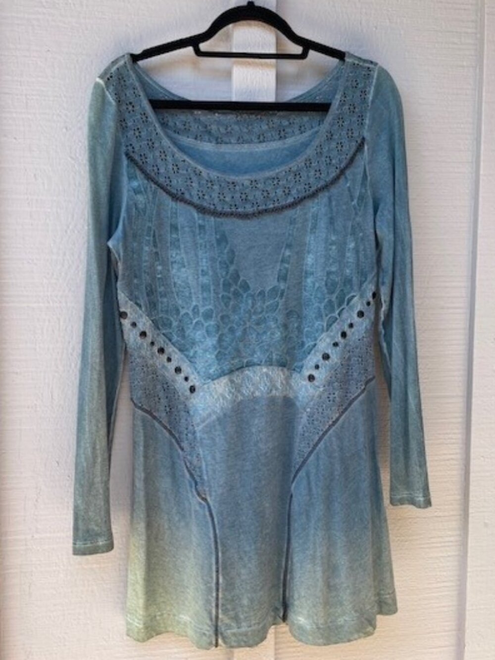 ANVRDIE Angels Never Die Green Tunic - Size 3
